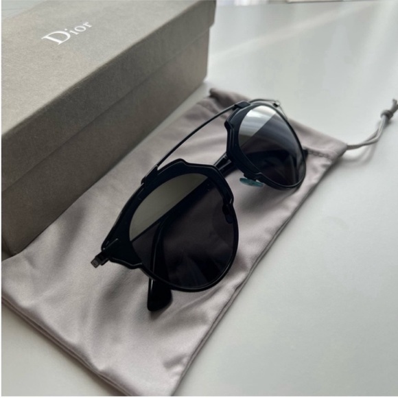 CHRISTIAN DIOR Designer SoReal Sunglasses
Black/Silver main image 10